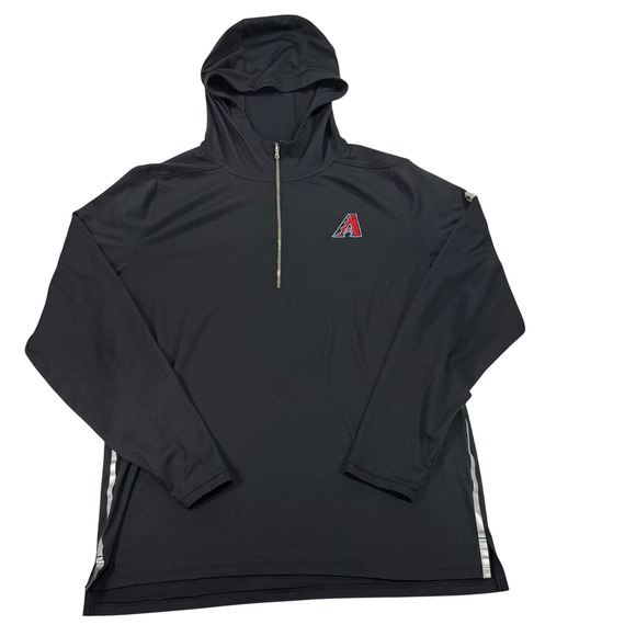 Under Armour Other - Under Armour Arizona Diamondbacks Quarter Zip Hoodie Mens Large Black Athletic
